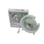 Familicasa - Stylish LED Desk Fan – Portable Colorful Quiet Fan with Soft Light & USB Power