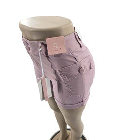Chicaluv - Double Up High-Waist Cargo Shorts with Utility Pockets XV2049