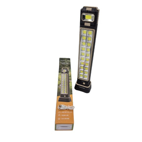 Familicasa - Solar Work Lamp – Multi-LED Rechargeable Light with USB & Handle
