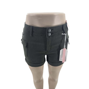 Chicaluv - Double Up High-Waist Cargo Shorts with Utility Pockets XV2049