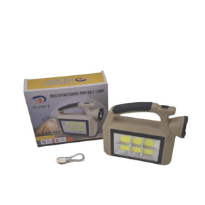 Familicasa - Multifunctional LED Rechargeable Work Lamp – USB Powered Portable Floodlight with Side Spotlight