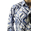 Megaannum - Men’s Printed Button-Down Shirt – Regular Fit Full Sleeves