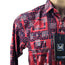 Megaannum - Men’s Printed Button-Down Shirt – Regular Fit Full Sleeve Casual Shirt