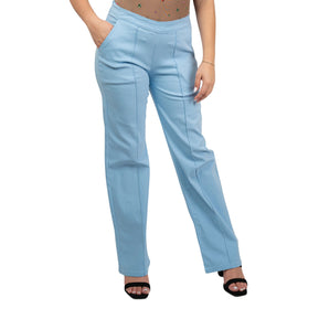 ChicaLuv - High-Rise Hyper-Stretch Wide-Leg Trousers – Comfortable & Stylish Women's Pants XV2043