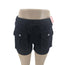 Chicaluv - Women's High-Rise Cargo Shorts – Regular Fit Utility Beach Walk Shorts XV2047