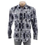 Megaannum - Men’s Printed Casual Shirt – Regular Fit Spread Collar