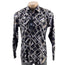 Megaannum - Men’s Slim Fit Printed Casual Shirt – Spread Collar