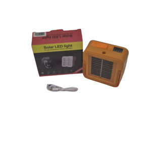 Familicasa - Solar LED Rechargeable Light – USB & Solar Powered 4-Panel Flood Lamp