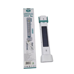 Familicasa - 200W Solar Rechargeable Work Light – USB LED Lamp with Top Spotlight