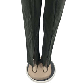 ChicaLuv - High-Rise Hyper-Stretch Wide-Leg Trousers with Side Slits XV2045