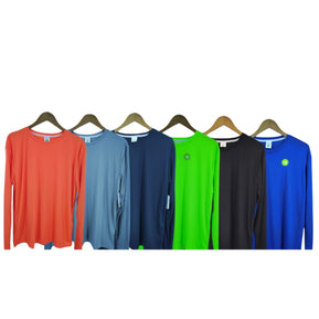 GoBirdy - Men's Quick-Dry Performance T-Shirt - Athletic Long Sleeve Workwear