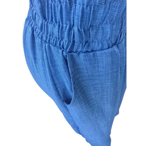 ChicaLuv - BreezyCharm Women’s High-Waist Wide-Leg Drawstring Lounge Pants with Pockets XV0637