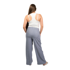 ChicaLuv - Women's High-Waisted Wide-Leg Lounge Pants – Versatile Casual & Work Trousers with Pockets
