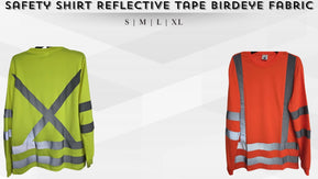 GoBirdy Wholesale - High-Visibility Reflective Safety Shirt - Long Sleeve Workwear