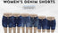 ChicaLuv Wholesale - Women's High-Waisted Solid Denim Shorts – Classic Western Style
