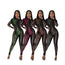 Chicaluv - Women's Glitter Mesh Jumpsuit – Shiny Sequin Bodycon Long Sleeve Club Outfit XV946