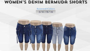 ChicaLuv Wholesale - Women's High-Waist Skinny Denim Capris – Stretch Fit, Classic Style